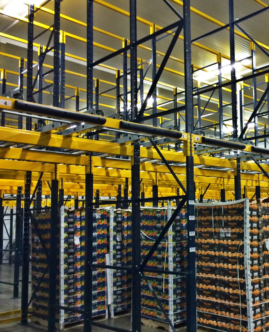 Flow Rail installation in a cool room
