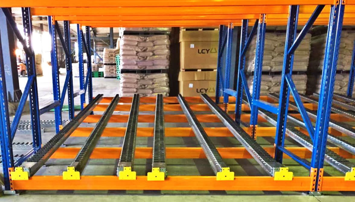 Twin Roller Rail storage system