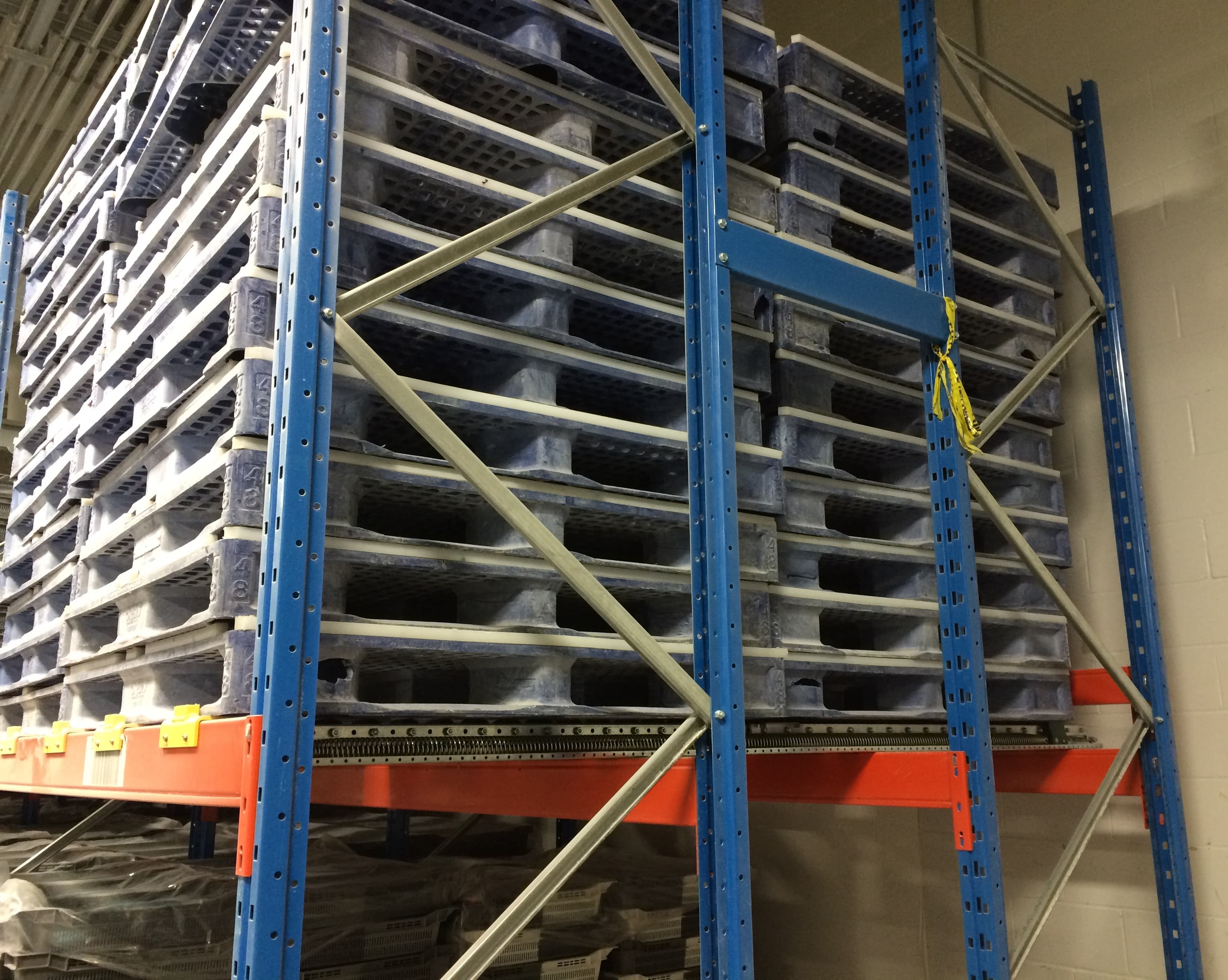 Road cases positioned on Spring Rail